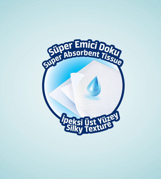 Giggles 90x180 Yatak Koruyucu Örtü 30'lu 3 Paket 90 Adet