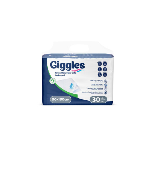Giggles 90x180 Yatak Koruyucu Örtü 30'lu 1 Paket 30 Adet